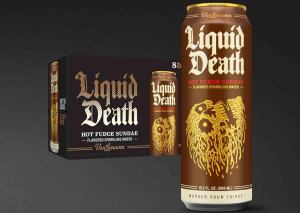 Liquid Death Teams Up With Van Leeuwen For Hot Fudge Sundae Sparkling Water